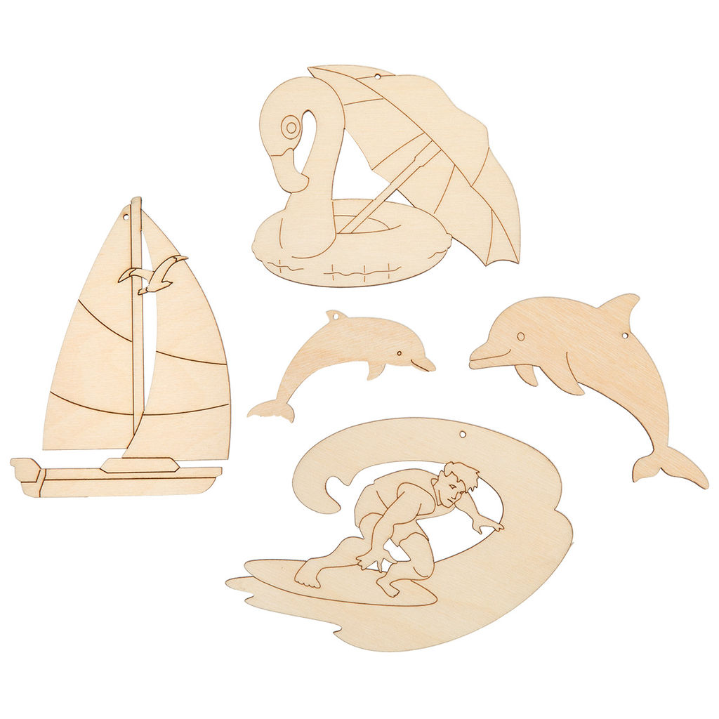 Заготовка для декорирования Mr. Carving ВД-1222 Набор подвесок Отпуск фанера 6.5 х 10 х 0.3 см Отпуск 2