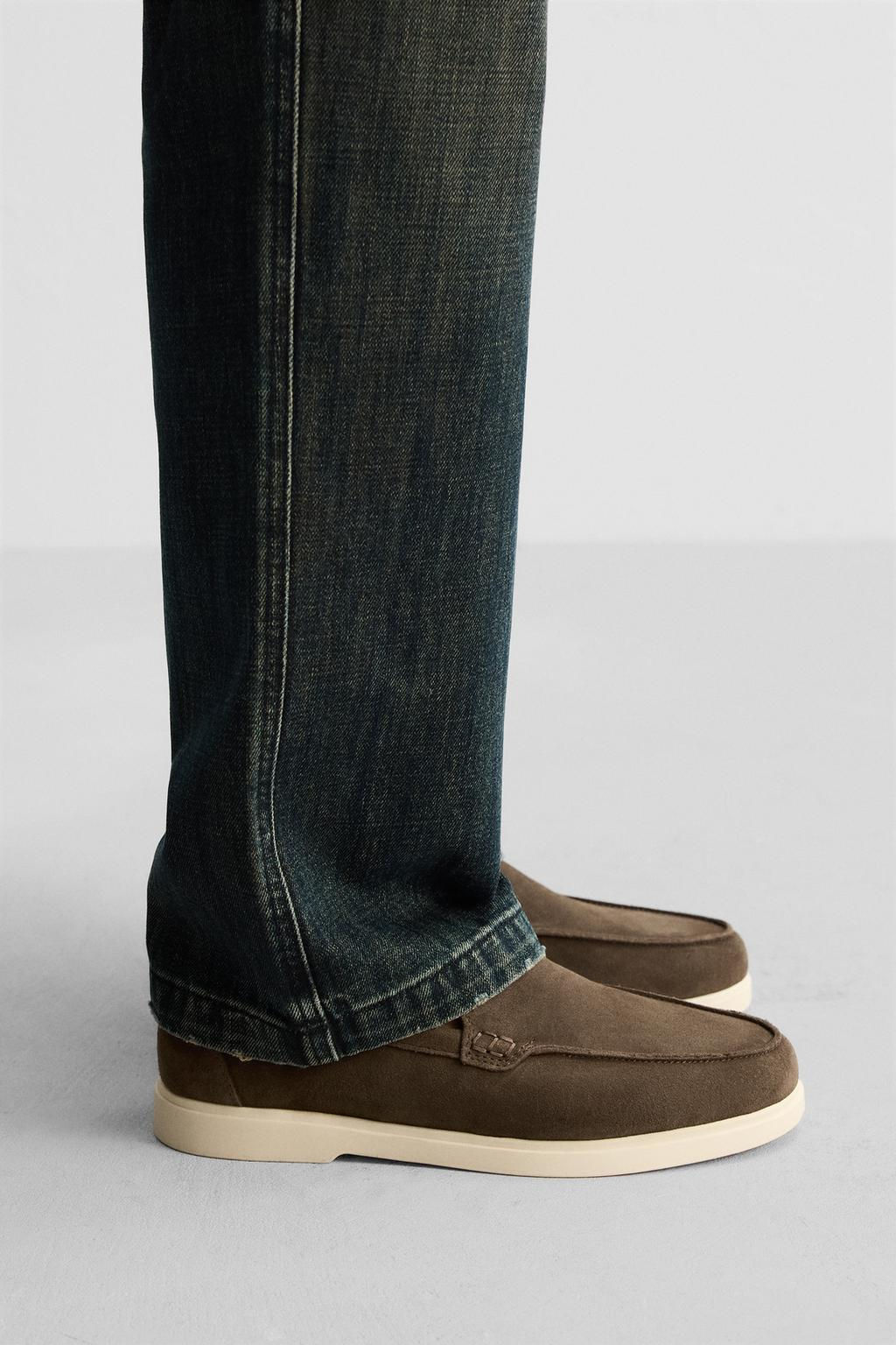 CASUAL LEATHER LOAFERS - Zara фото 10
