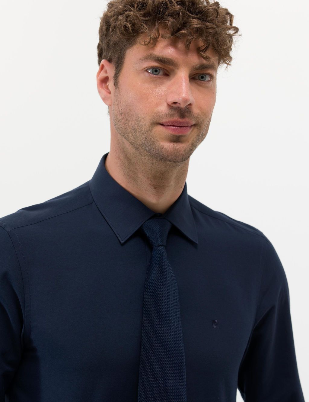 Lacivert Slim Fit Uzun Kollu Basic G_mlek - Pierre cardin фото 2