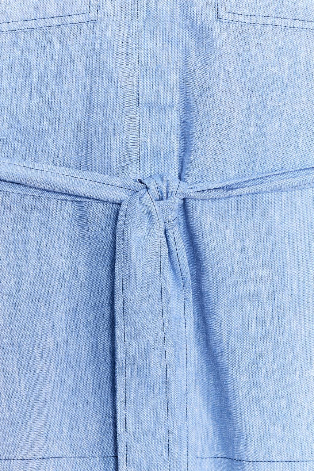 LINEN BLEND SAFARI SHIRT - Zara фото 8