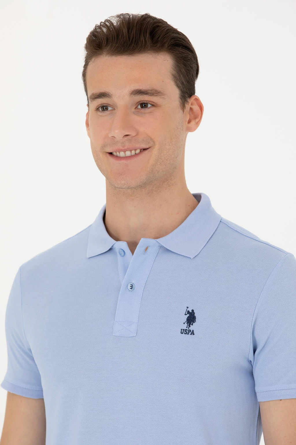 Мужская синяя базовая футболка Неожиданная скидка в корзине - U.s. polo assn фото 9