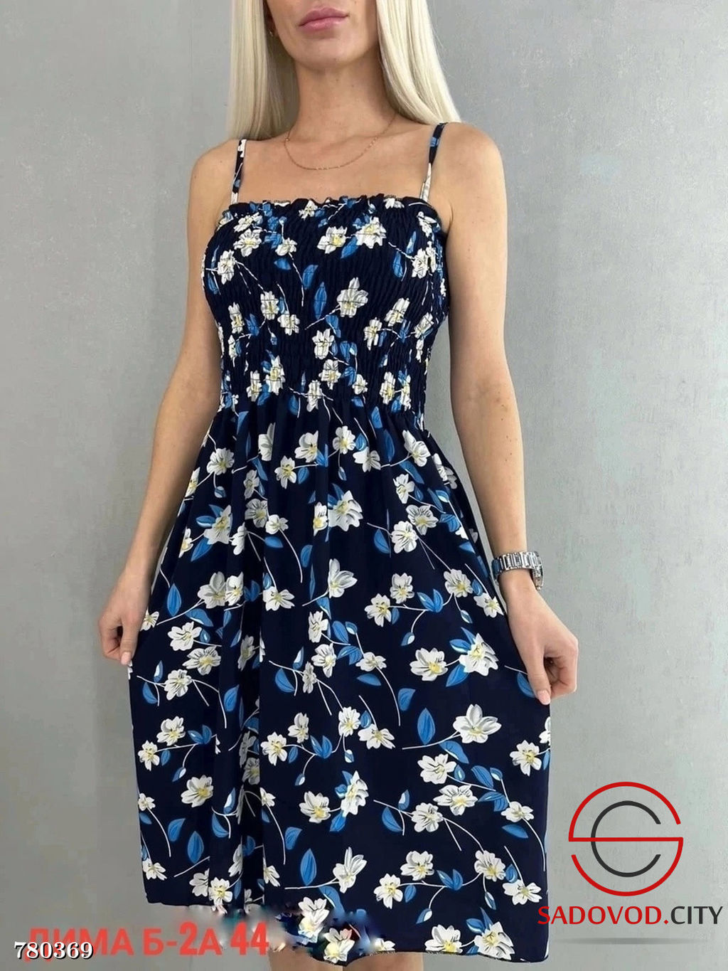 Женское летнее платье с цветочным принтом - Bruno фото 8