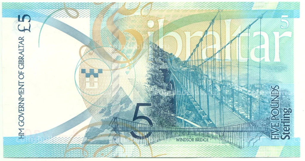 5 фунтов 2020 года Гибралтар