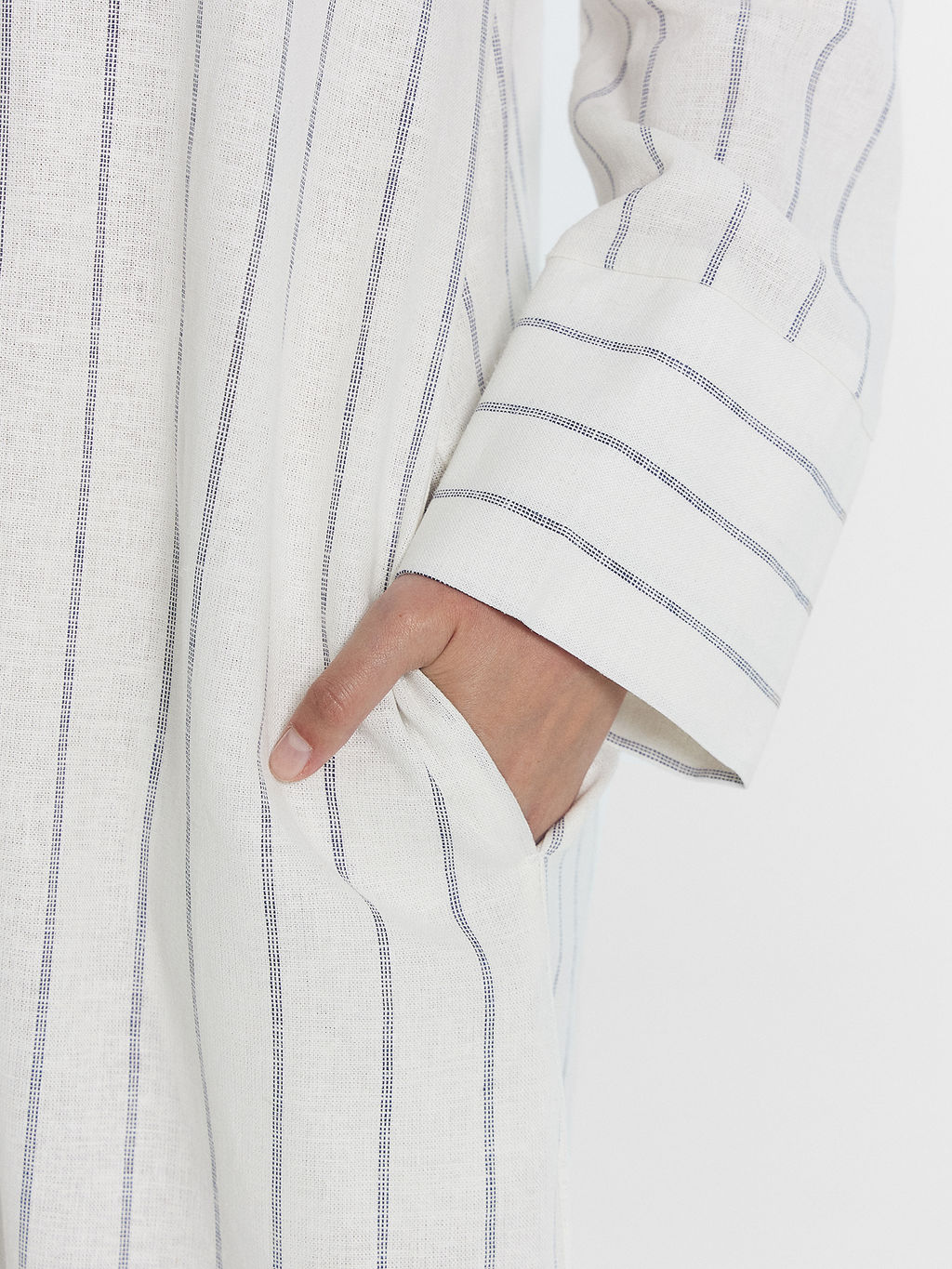 Платье женское светло-молочное в полоску полоска на св.молочном 152627