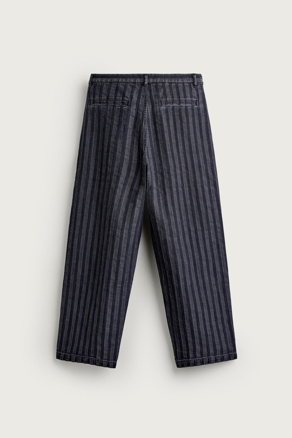 PANTAL?N CHINO RELAXED FIT RAYAS / Azul - Zara фото 8