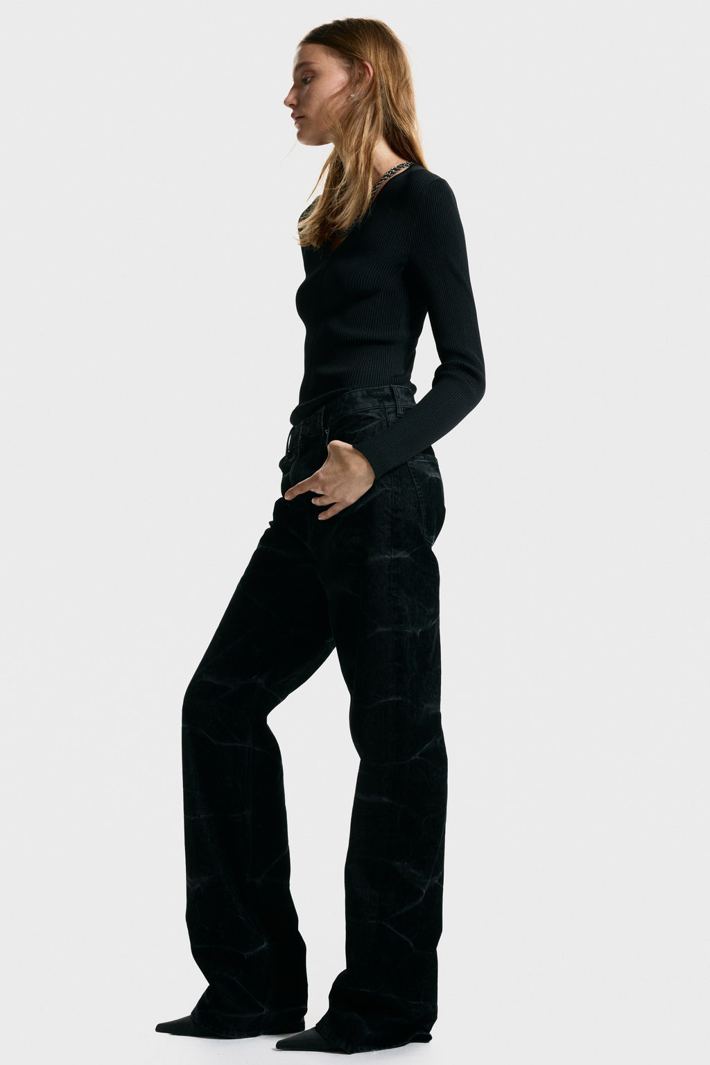 Top con cadena decorativa - H&m фото 3