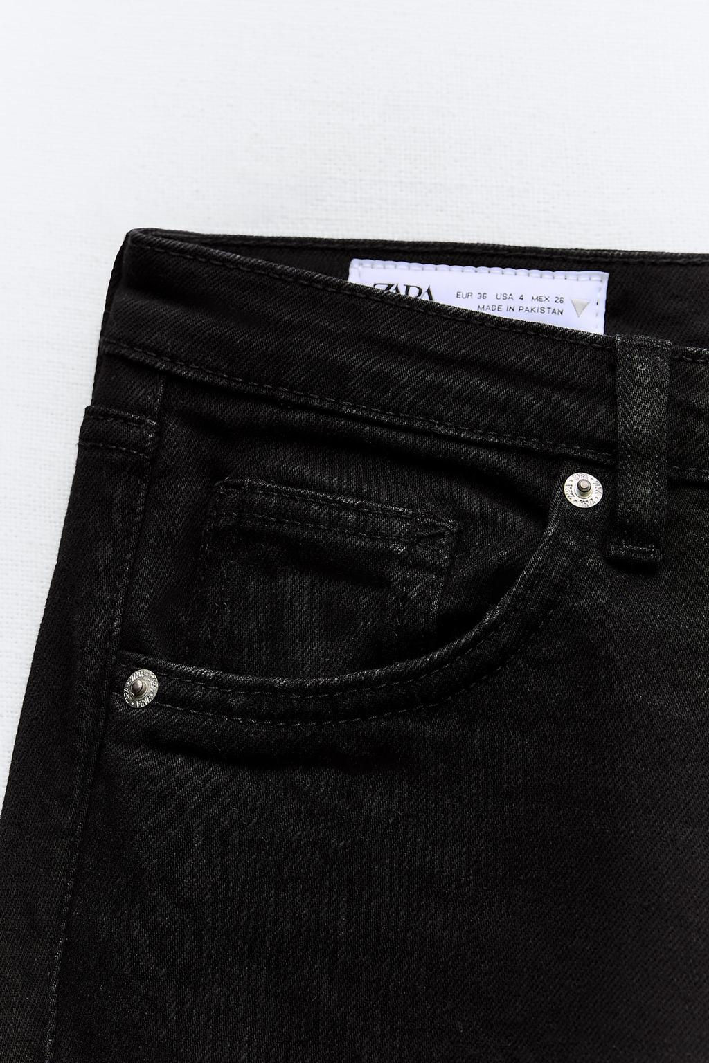 TRF CROPPED FLARE HIGH-WAIST JEANS - Zara фото 26