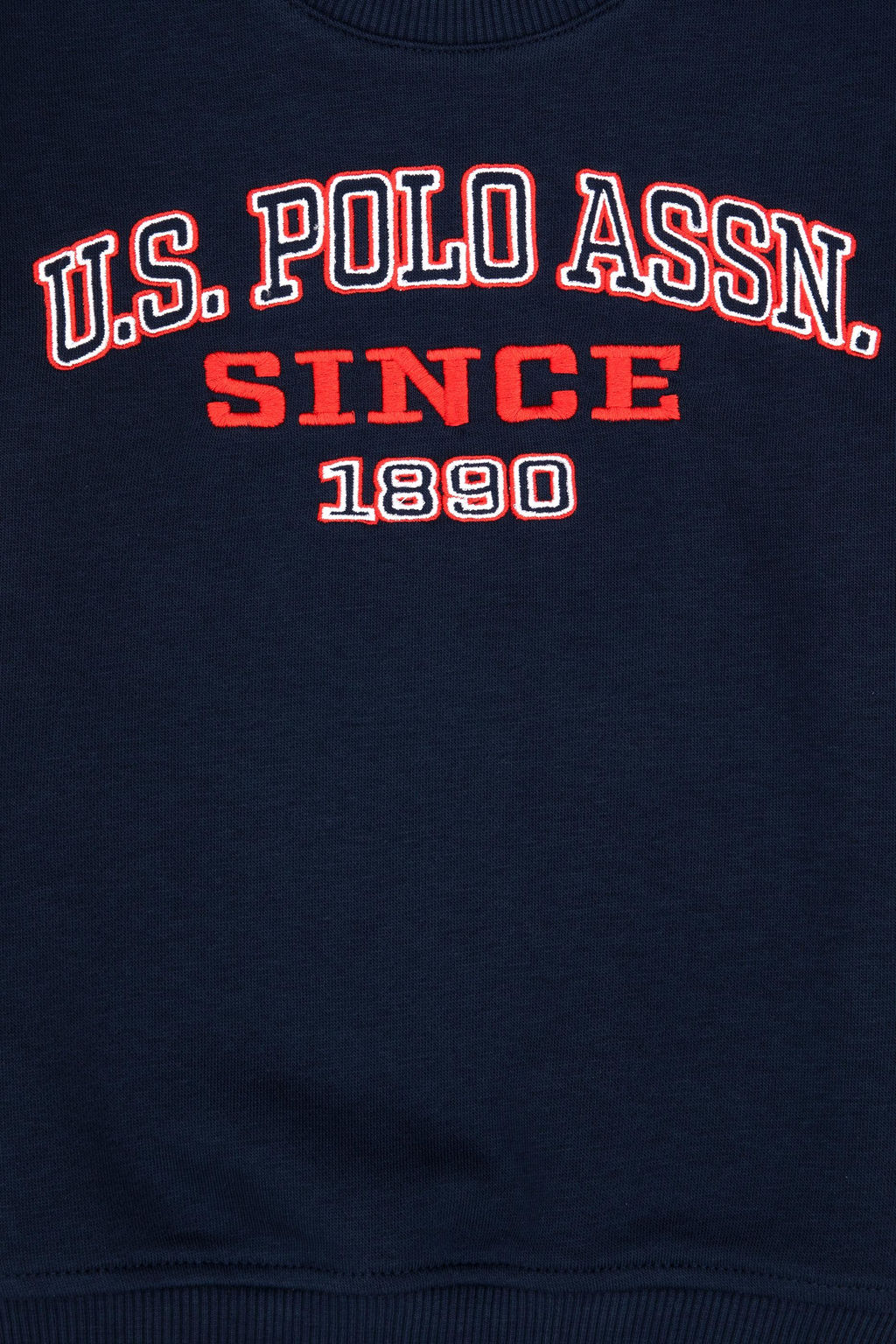 Erkek _ocuk A__k Lacivert Bisiklet Yaka Sweatshirt Sepette S_rpriz _ndirim - U.s. polo assn фото 3