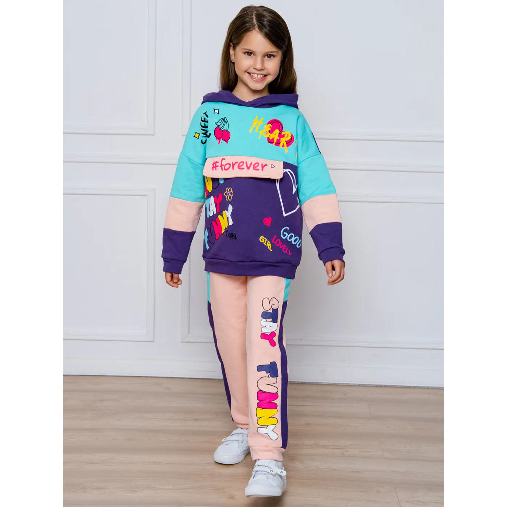 Костюм футер 2х нитка начёс 8767310102 - Youlala фото 2