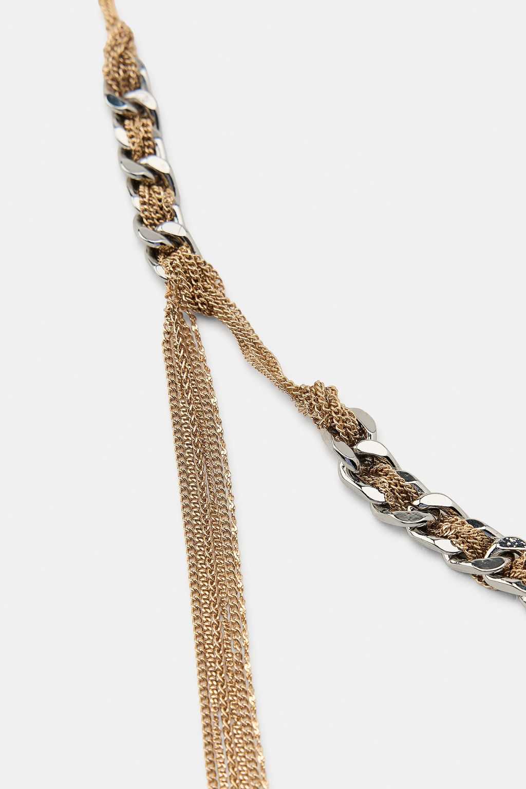 CONTRAST CHAIN NECKLACE - Zara фото 3