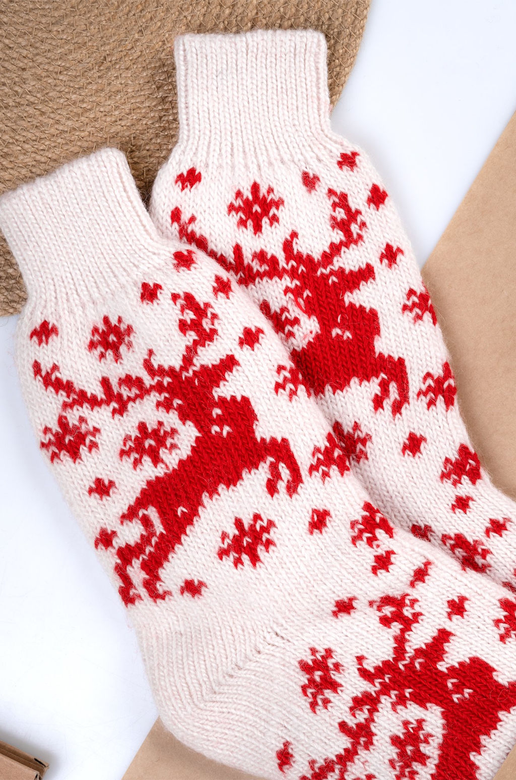 Женские шерстяные носки Happyfox