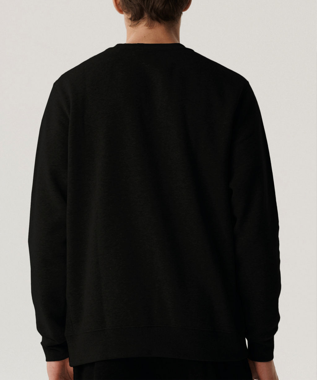 ATLANTIC HMT-002 Свитшот мужской French Terry черный фото 3