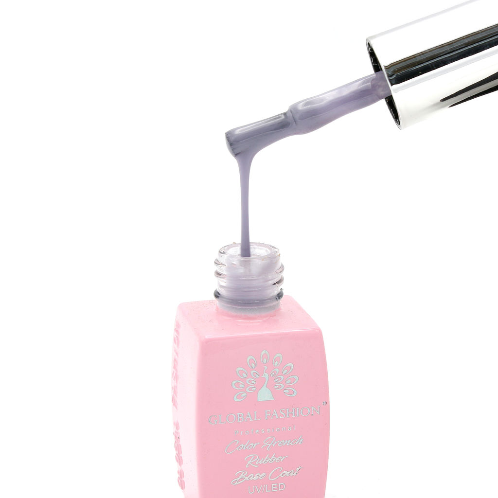Цветная френч база для гель лака Global Fashion, Color French Base Coat 8 мл, 14  фото 11