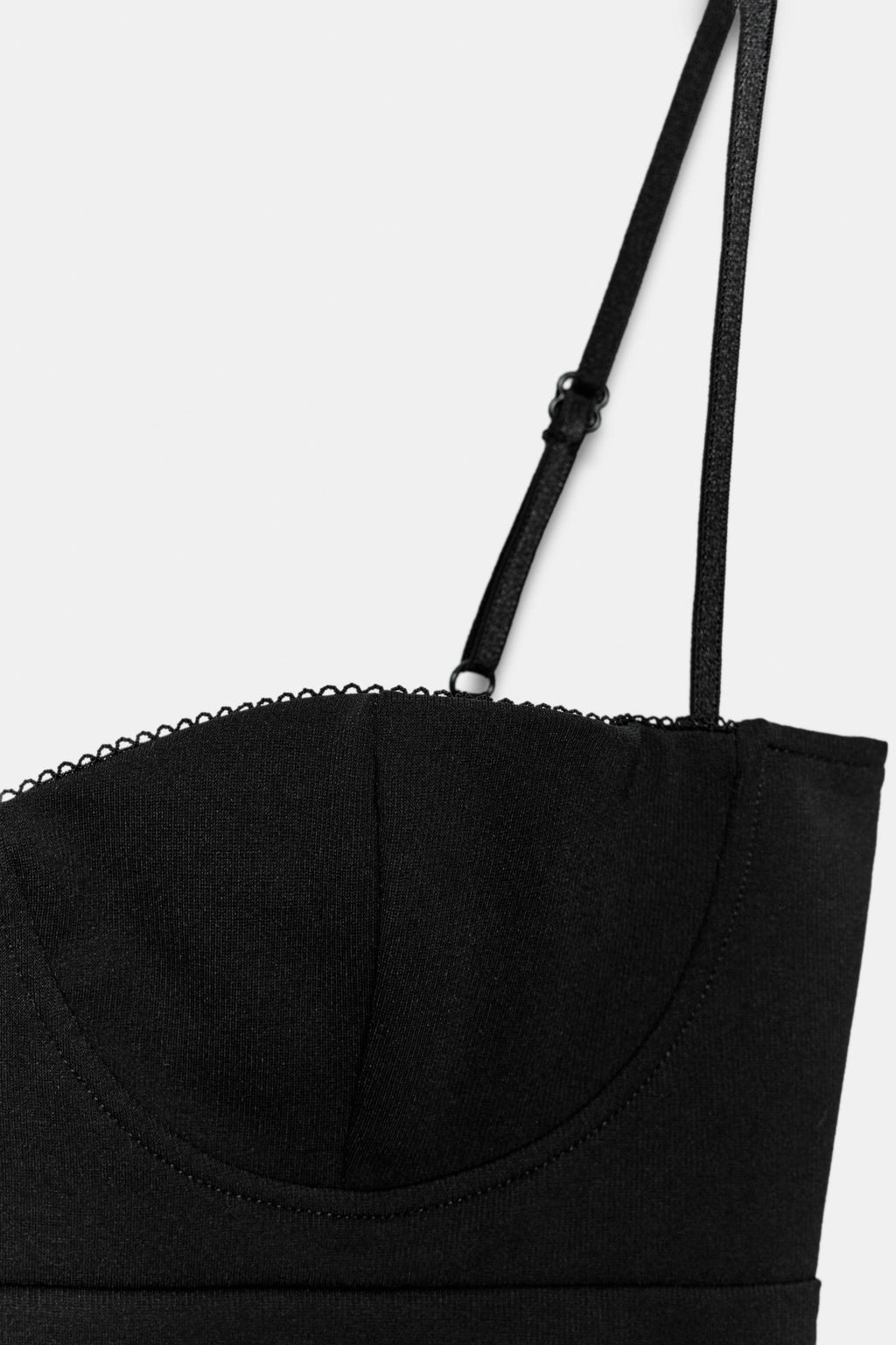 CORSETRY-INSPIRED STRAPPY TOP - Zara фото 6