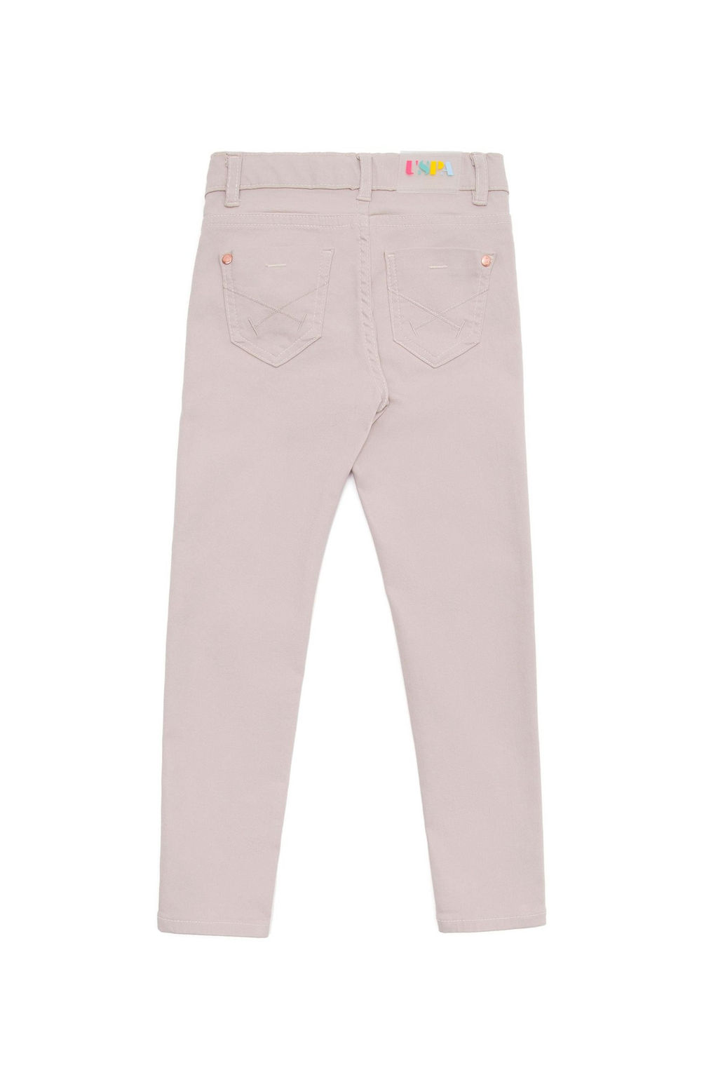 U. S. Polo Assn Бежевые брюки из плотной ткани для девочки - U.s. polo assn фото 13