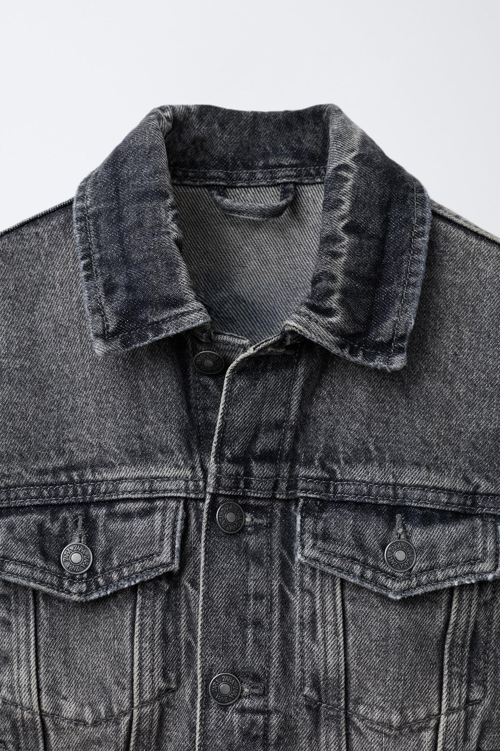 CAZADORA DENIM / Gris - Zara фото 3