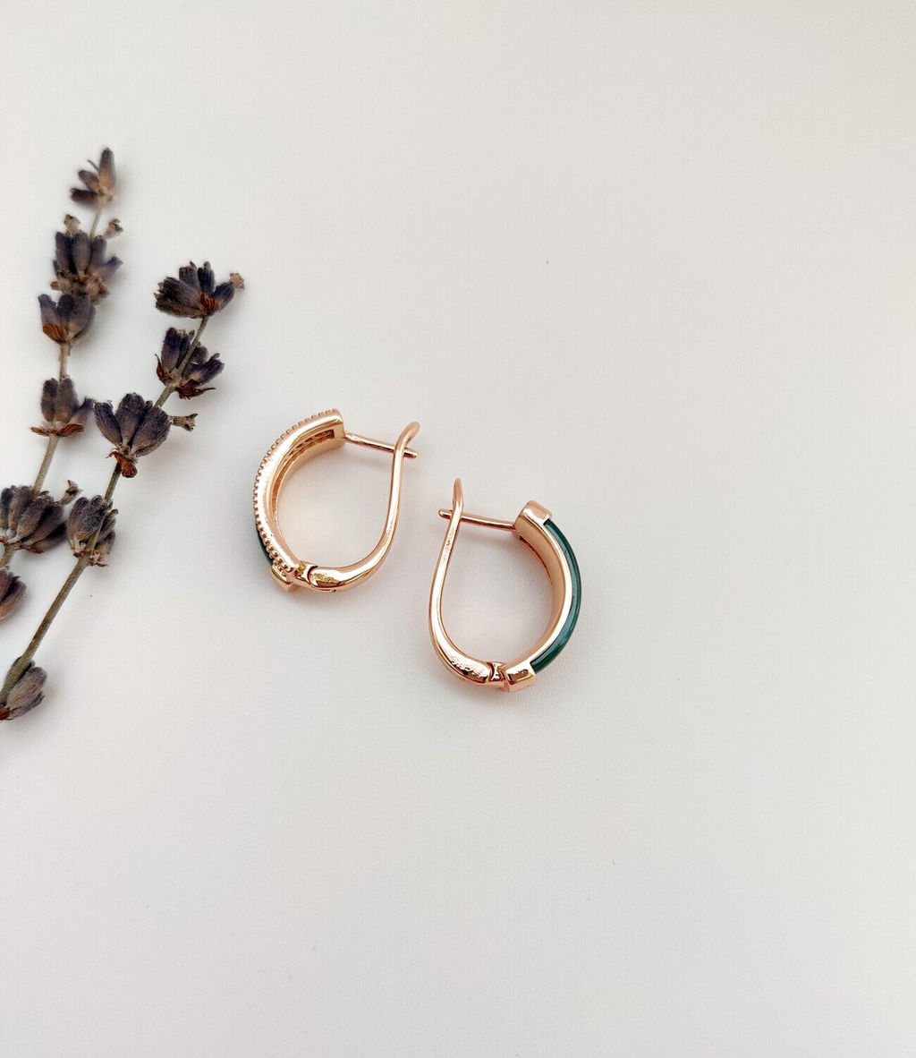 Серьги с керамикой