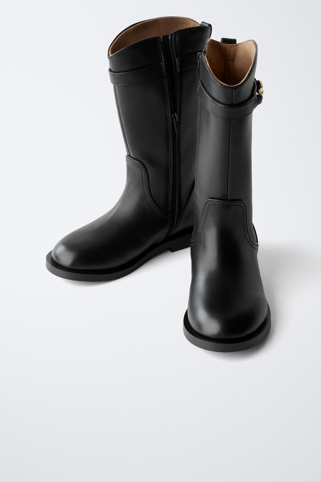 TALL BOOT WITH BUCKLE - Zara фото 3