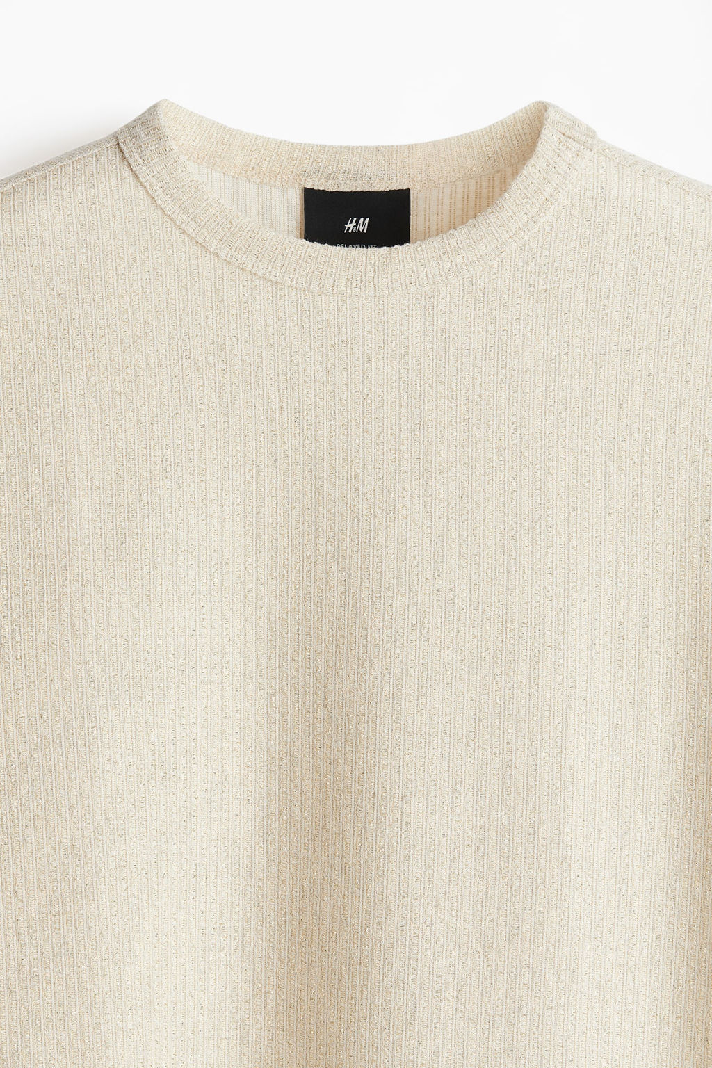 Camiseta en punto texturizado Regular Fit - H&m фото 6