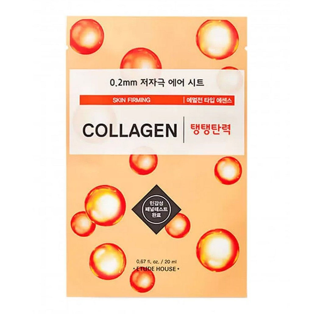 Etude Тканевая маска для лица с коллагеном / 0.2 Therapy Air Mask Collagen, 20 мл  фото 3