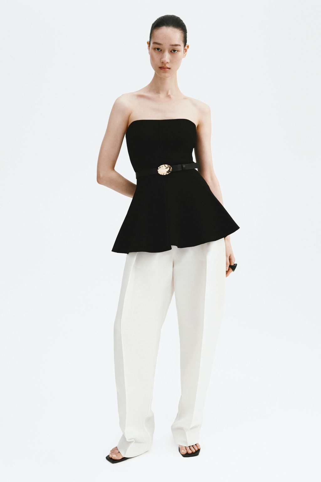 Top de tubo con peplum - H&m фото 3