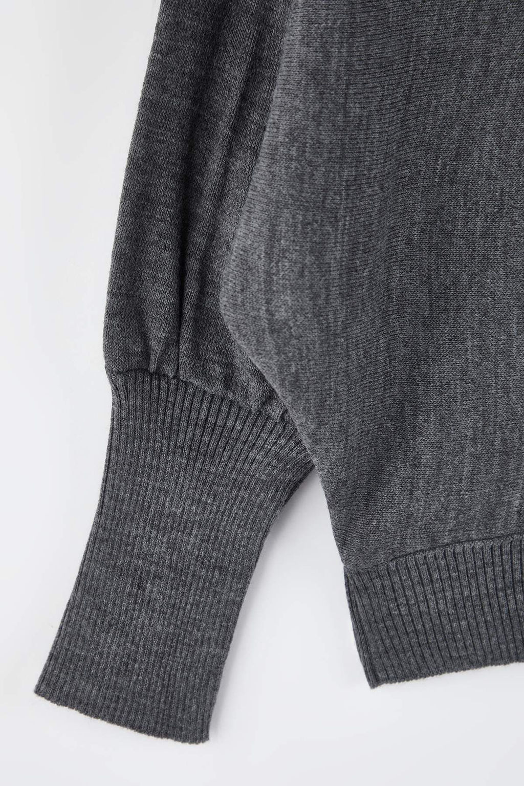 Siyah Genis Kal?p Yarasakol Kay?k Yaka Triko Kazak TWOAW26KZ00198 - Trendyolmilla фото 12