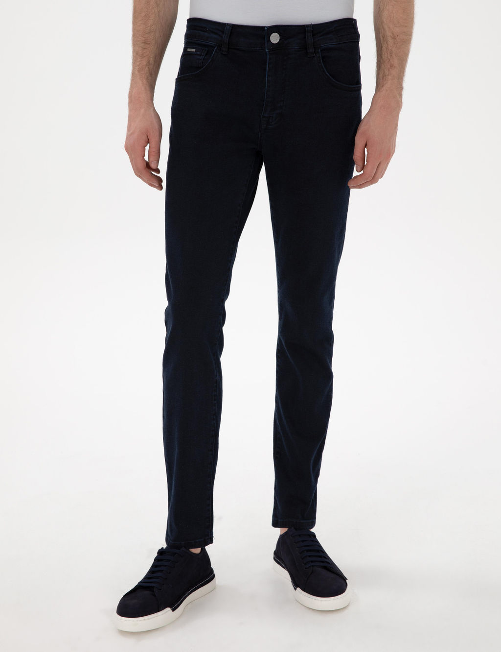 Lacivert Slim Fit Jean Pantolon - Pierre cardin фото 2