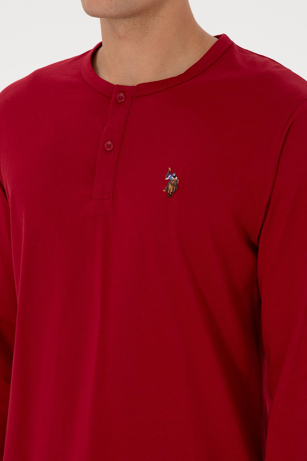Erkek Bordo Pijama Tak_m_ - U.s. polo assn фото 7
