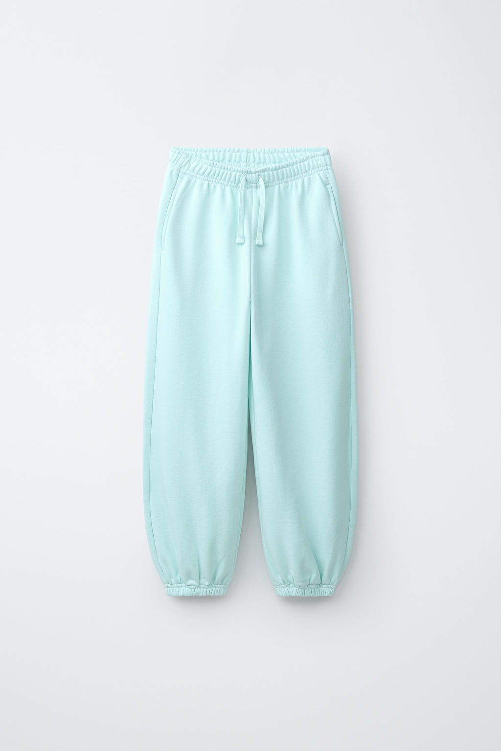 CONJUNTO SUDADERA Y PANTAL?N JOGGER / Turquesa - Zara фото 4