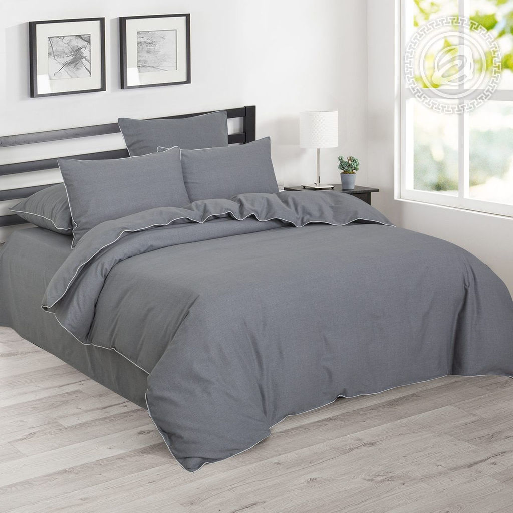 Постельное белье Эдвин (велюр) Евро/Пододеяльник: 1 шт. - 220*200; Простыня: 1 шт. - 220*240; Наволочка: 2 шт. - 70*70; Наволочка: 2 шт. - 50*70; Велюр - Арт элегант фото 2