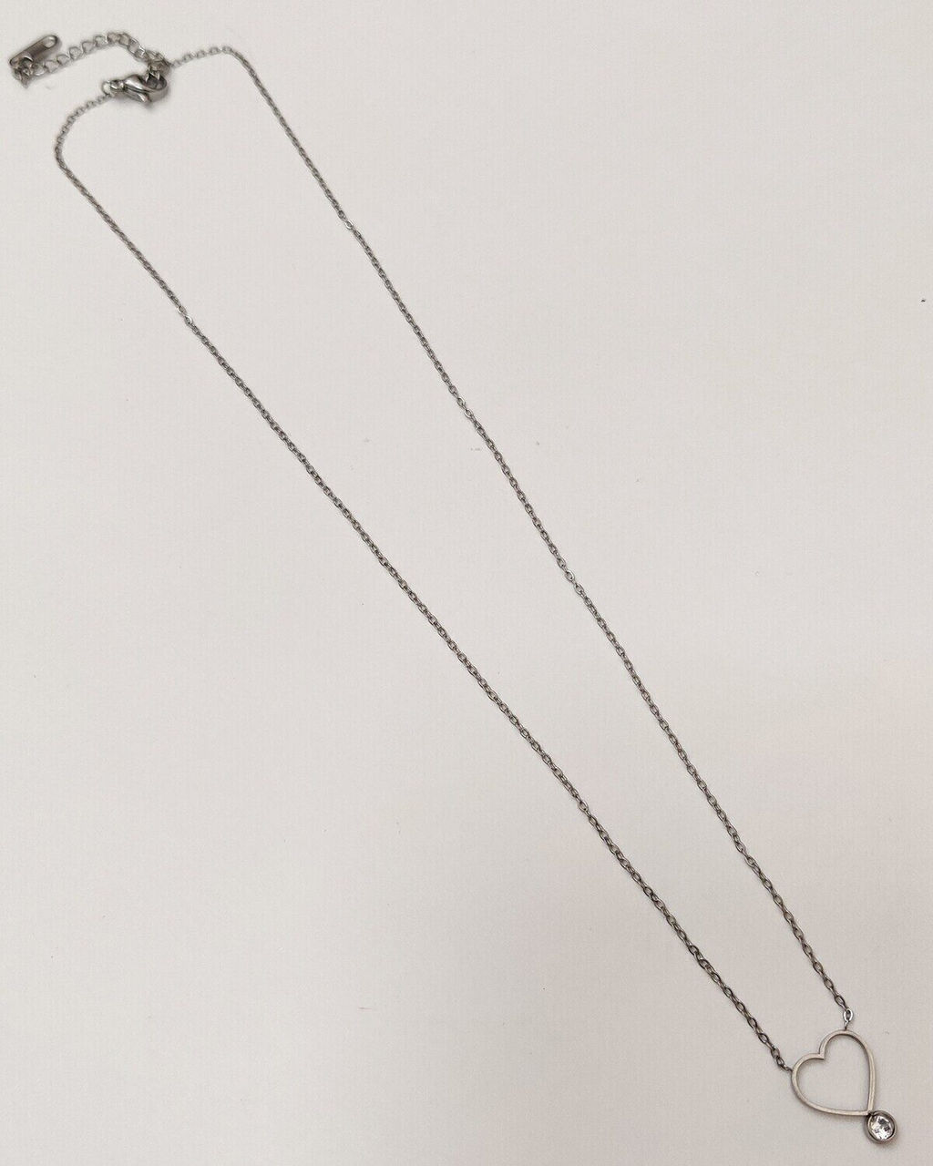 Кулон из стали "Сердце" на цепочке