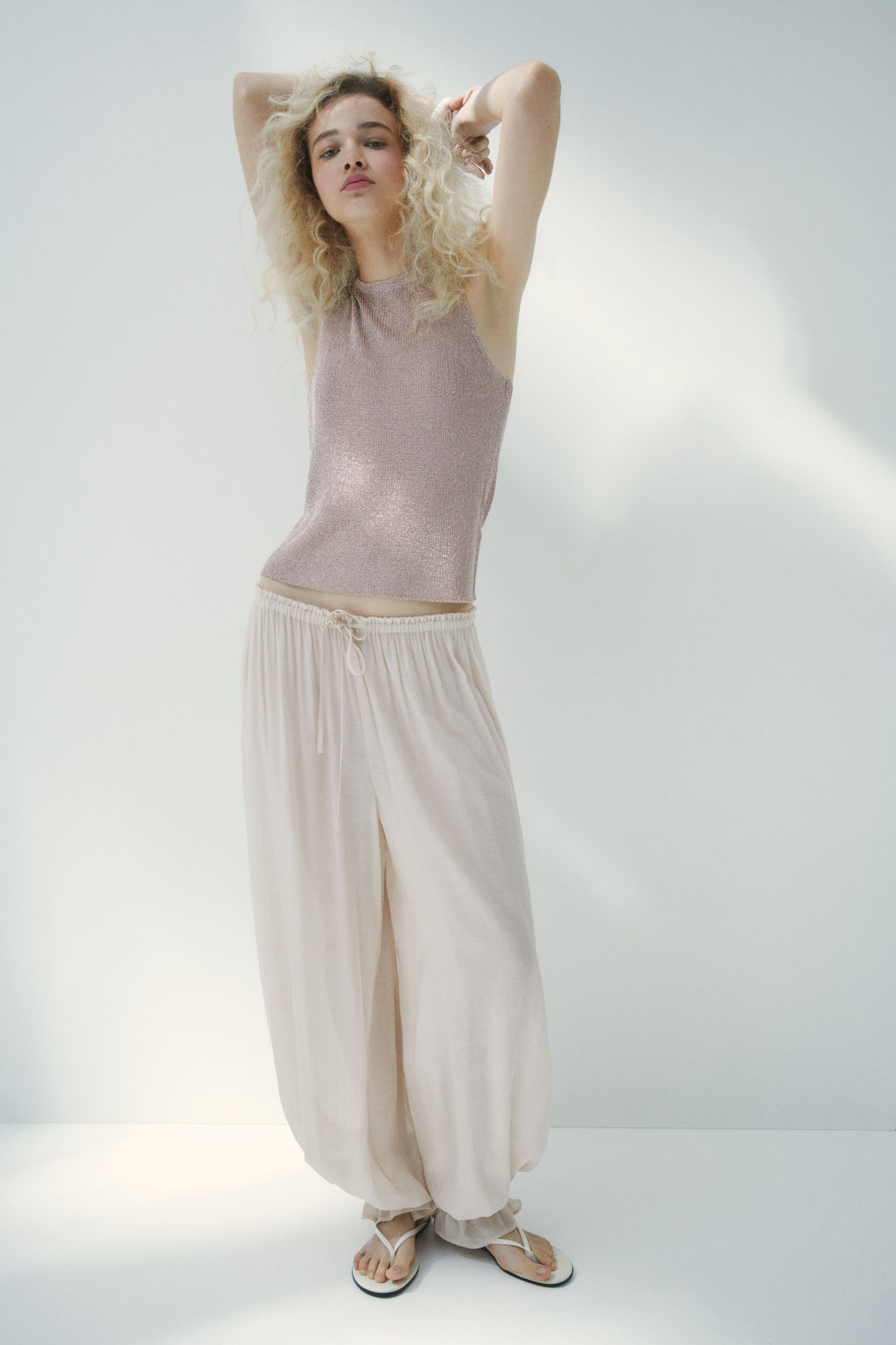 Top de punto metalizado - H&m фото 6