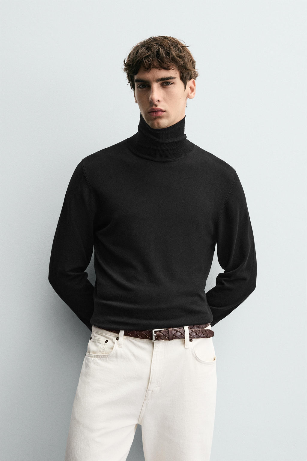 BASIC HIGH NECK SWEATER - Zara фото 10