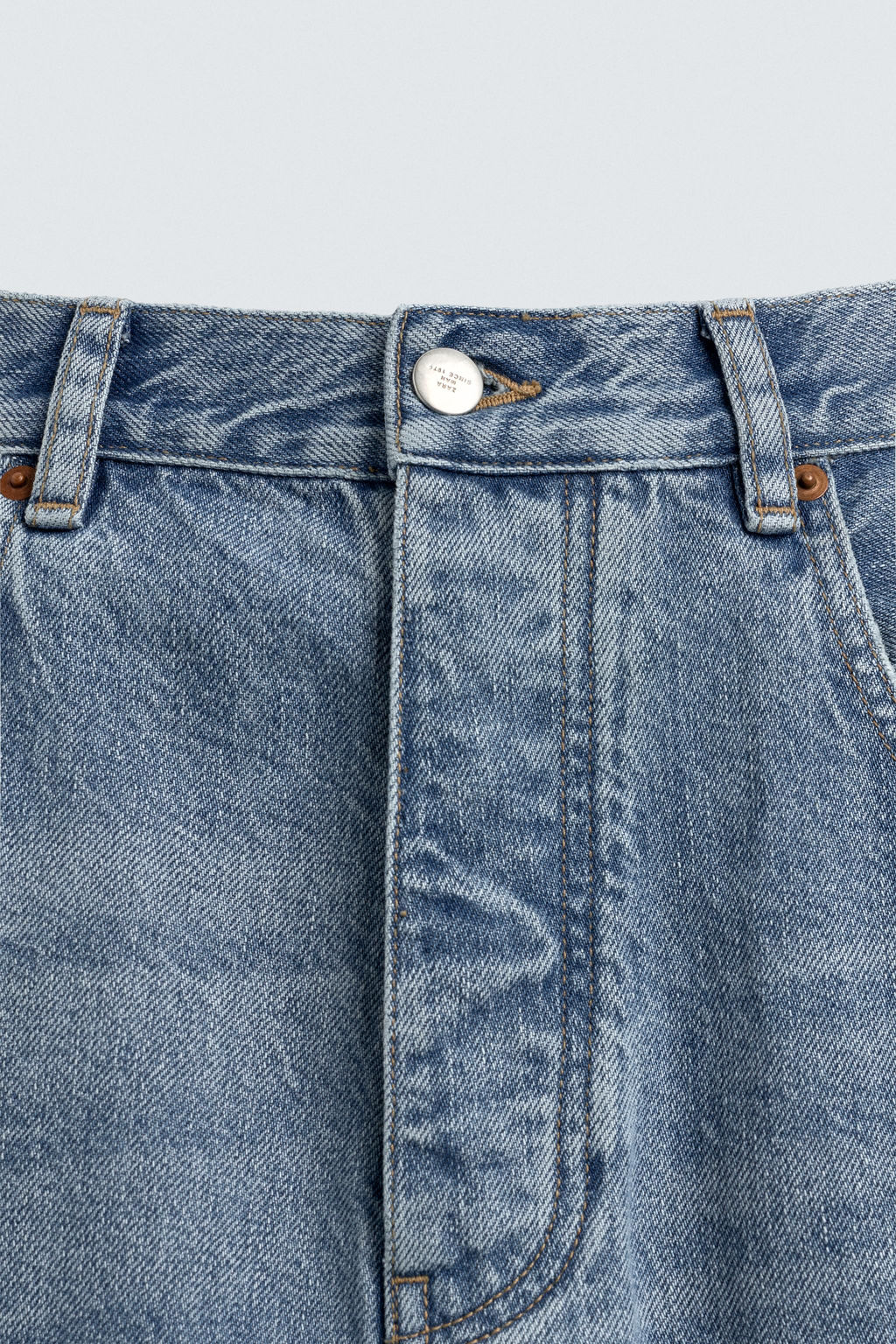 BERMUDA DENIM BAGGY FIT / Azul
