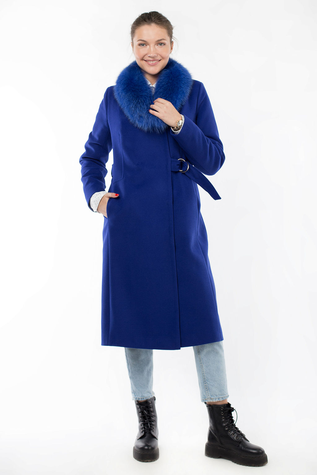 02-2082 Пальто женское утепленное - El podio фото 2