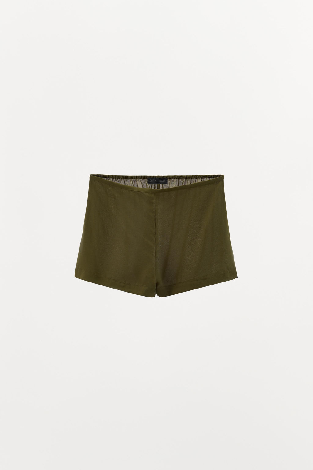100% SILK SHORTS - Zara фото 7