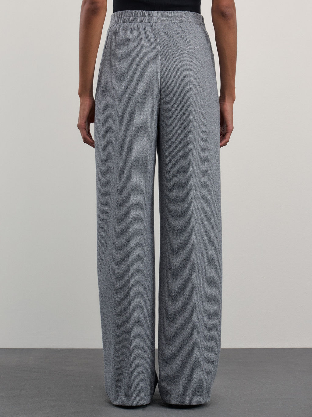 Прямые брюки с эластичным поясом / Zarina  фото 4