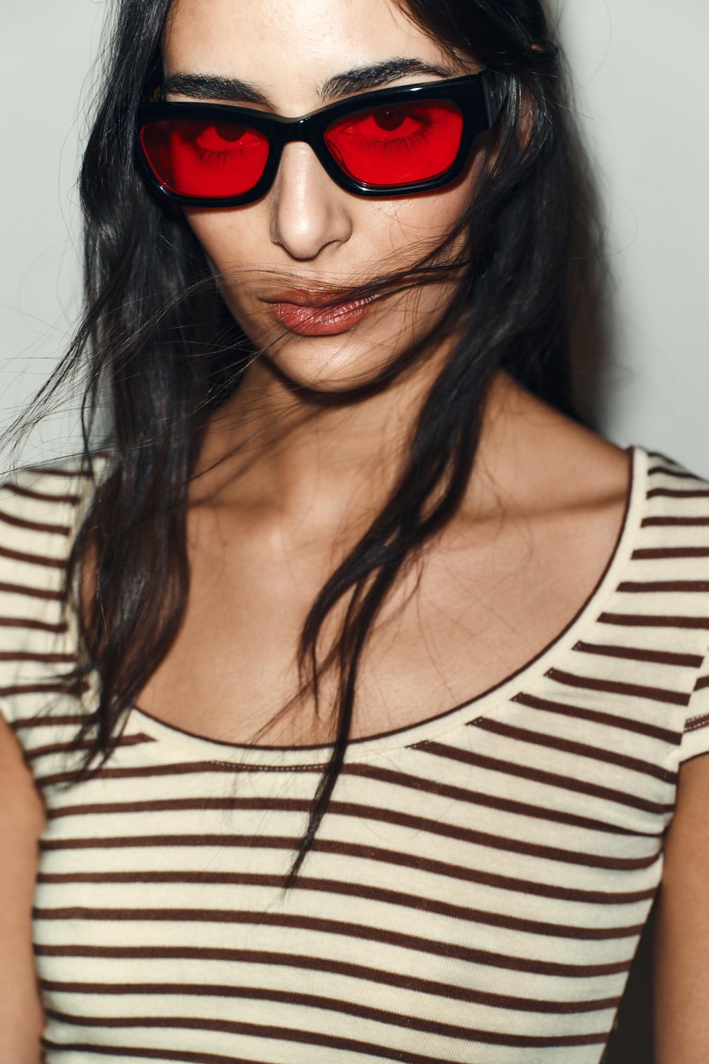 STRIPED SHORT SLEEVE T-SHIRT - Zara фото 3