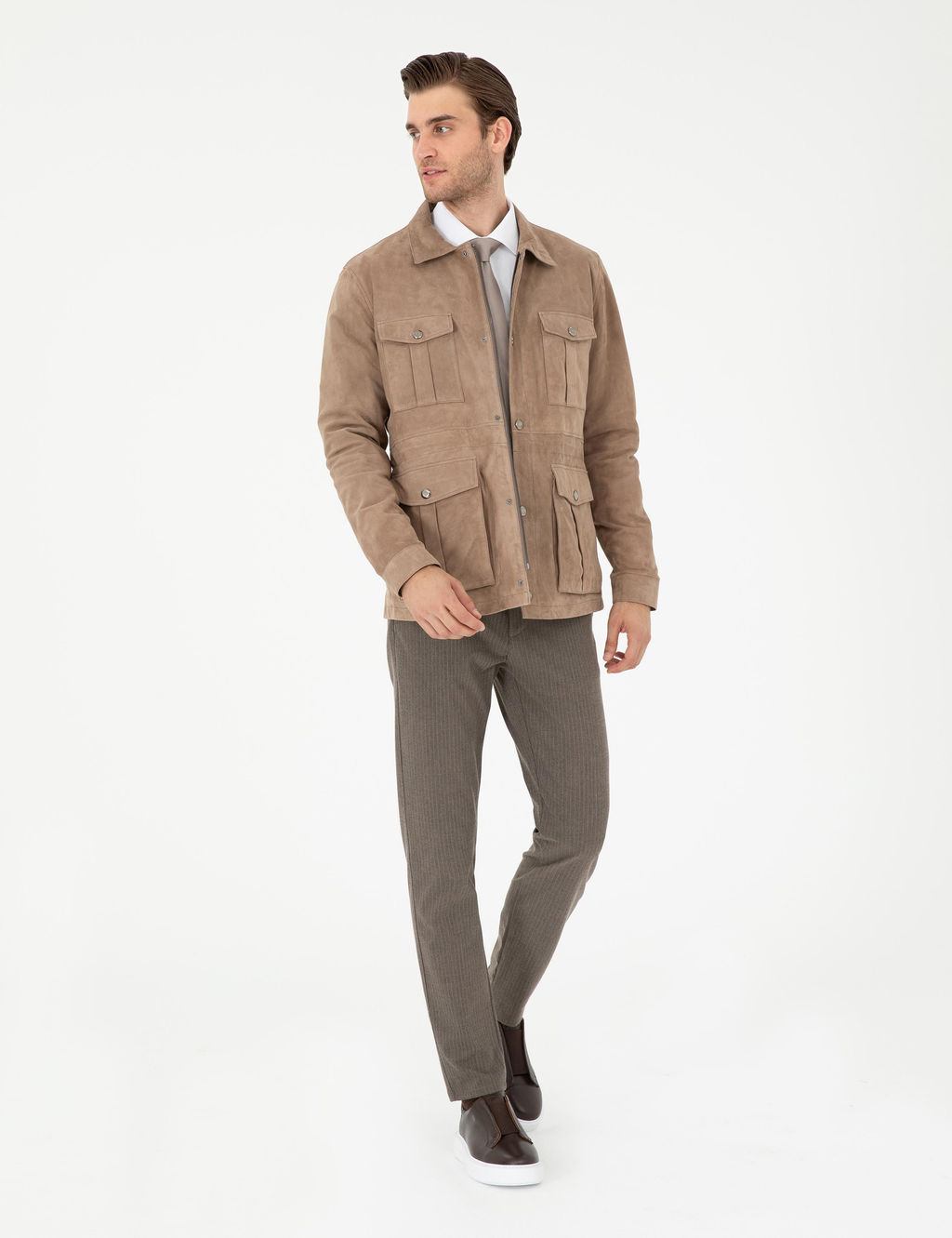 Vizon Slim Fit Kanvas Pantolon - Pierre cardin фото 3