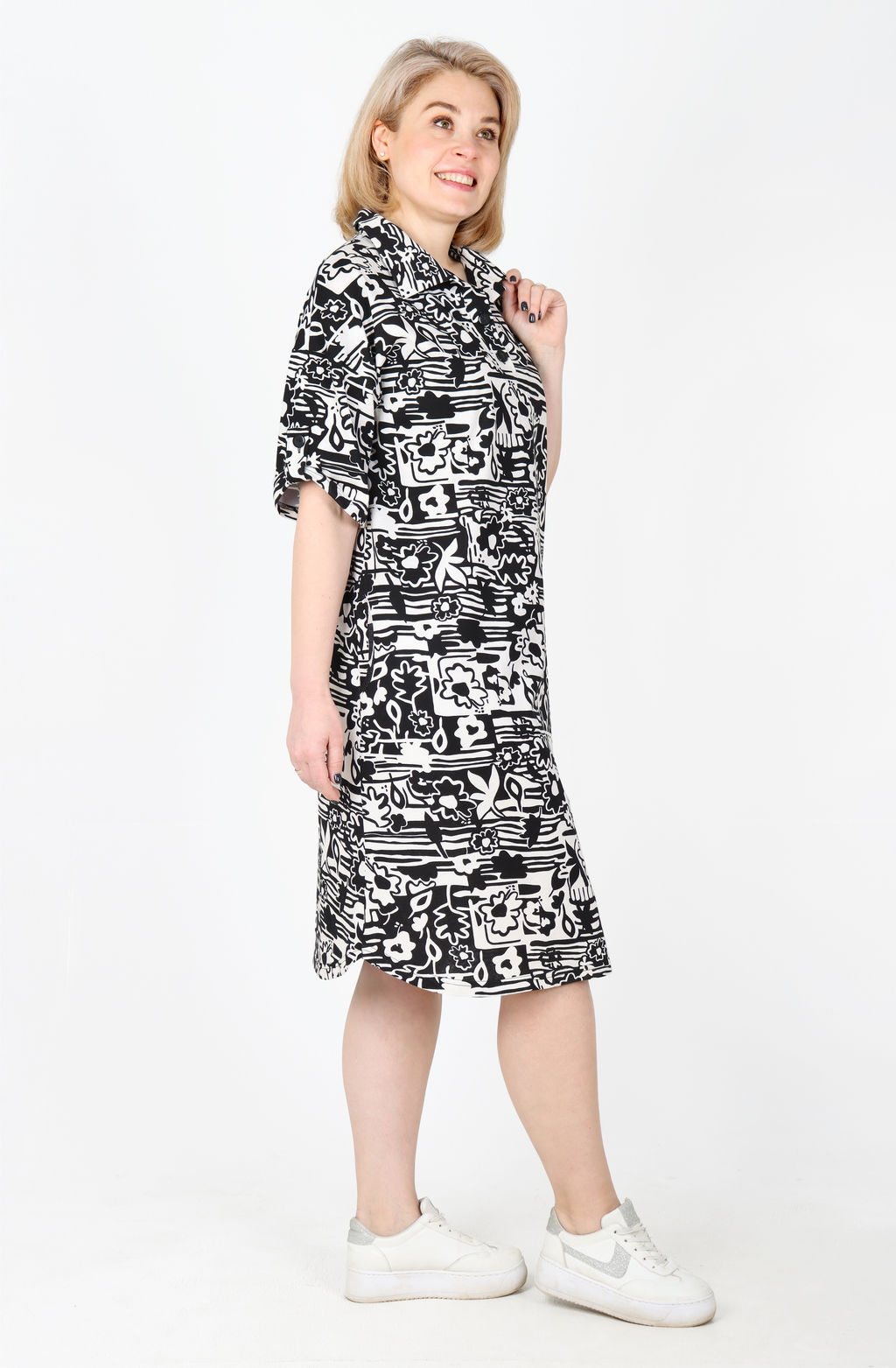 Платье София Х-452 (46-62) кулирка - Лотос фото 26