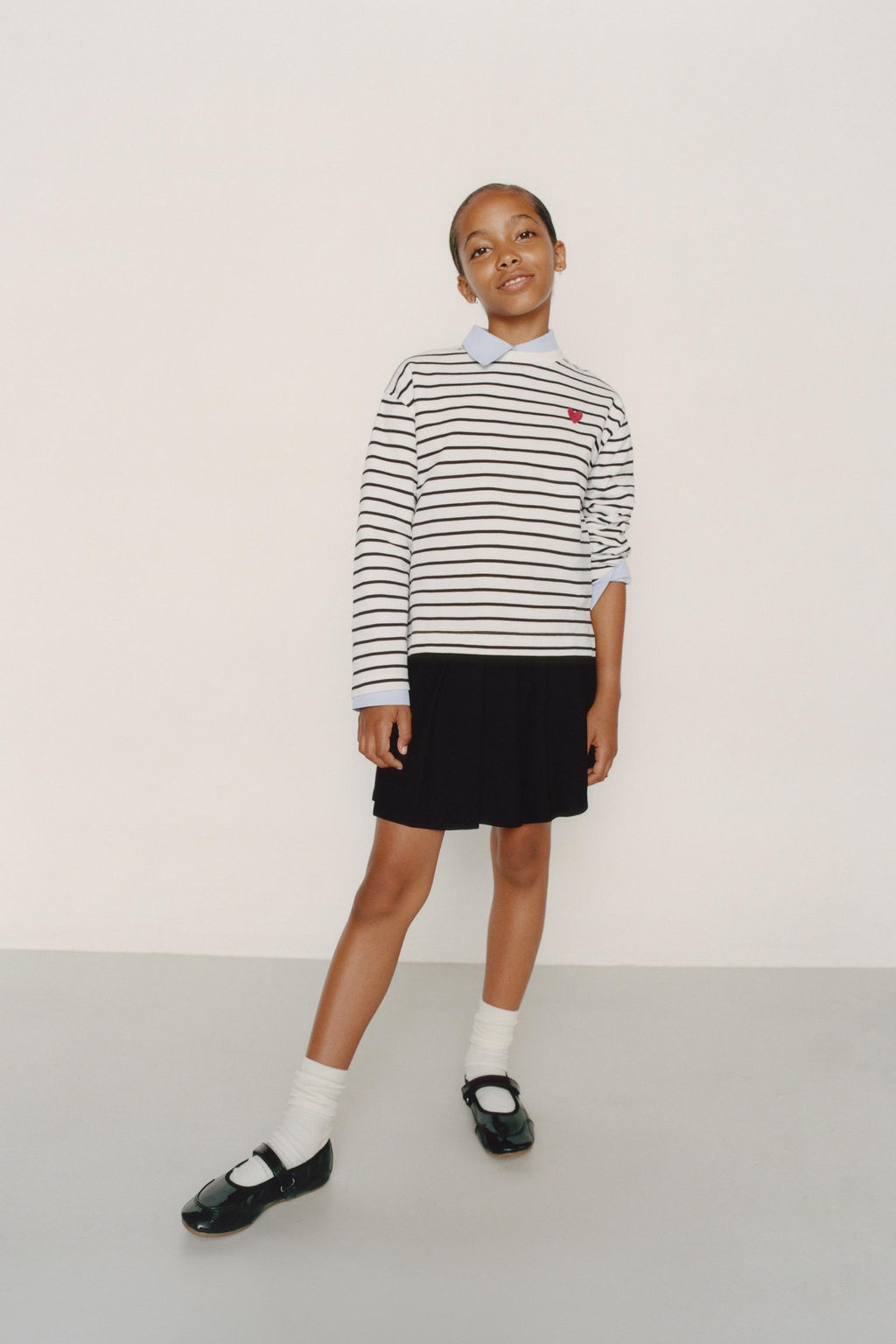 STRIPED HEART T-SHIRT - Zara фото 5