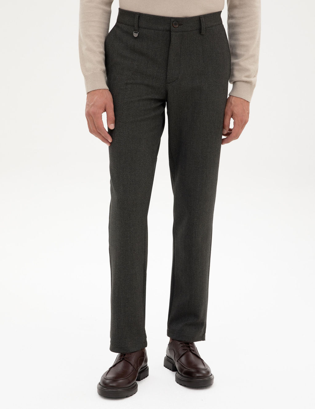 Haki Slim Fit Kuma_ Pantolon - Pierre cardin фото 2