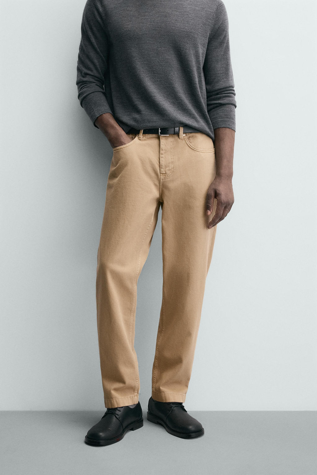 WASHED REGULAR FIT JEANS - Zara фото 2