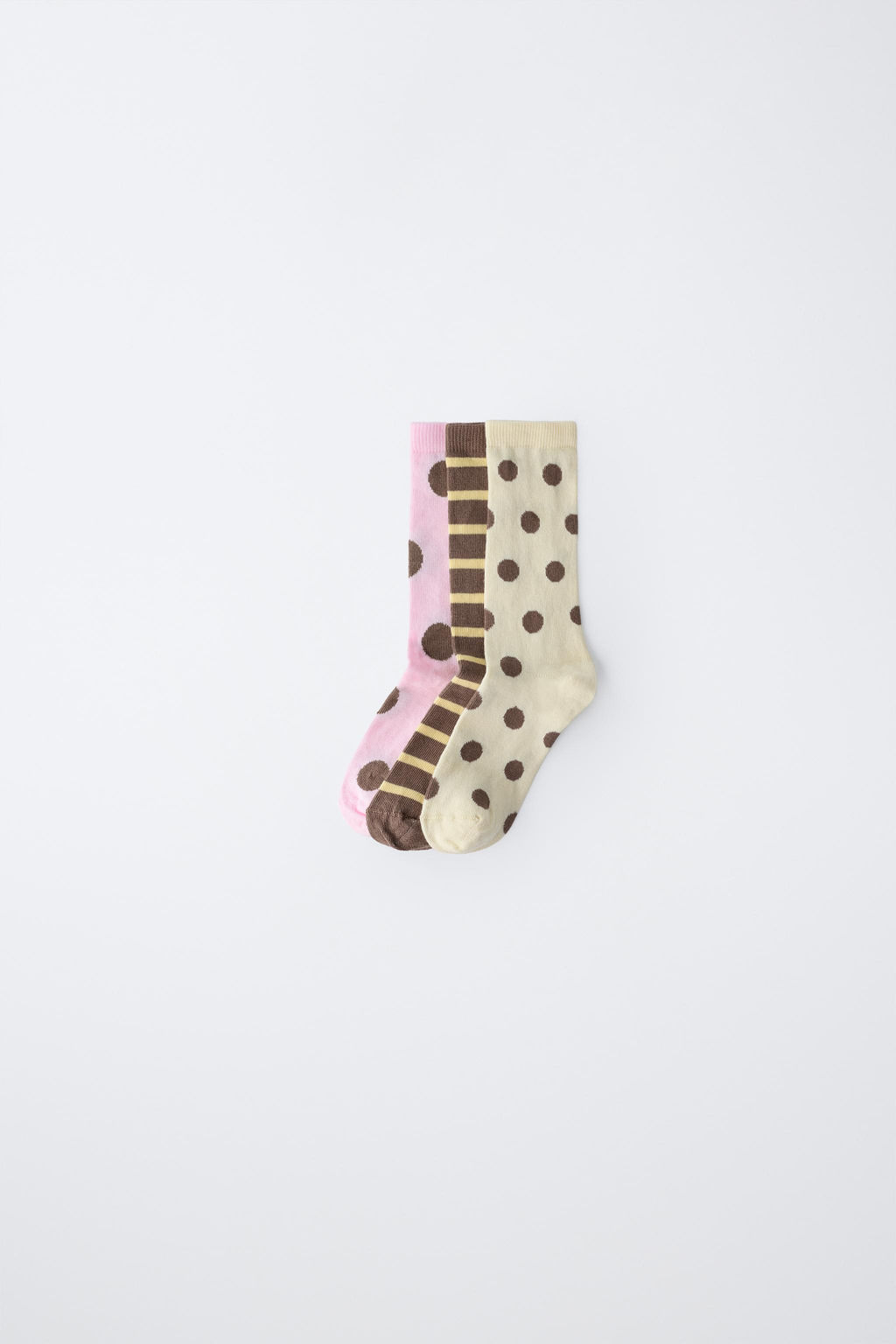 3-PACK OF LONG STRIPED AND POLKA DOT SOCKS - Zara фото 11