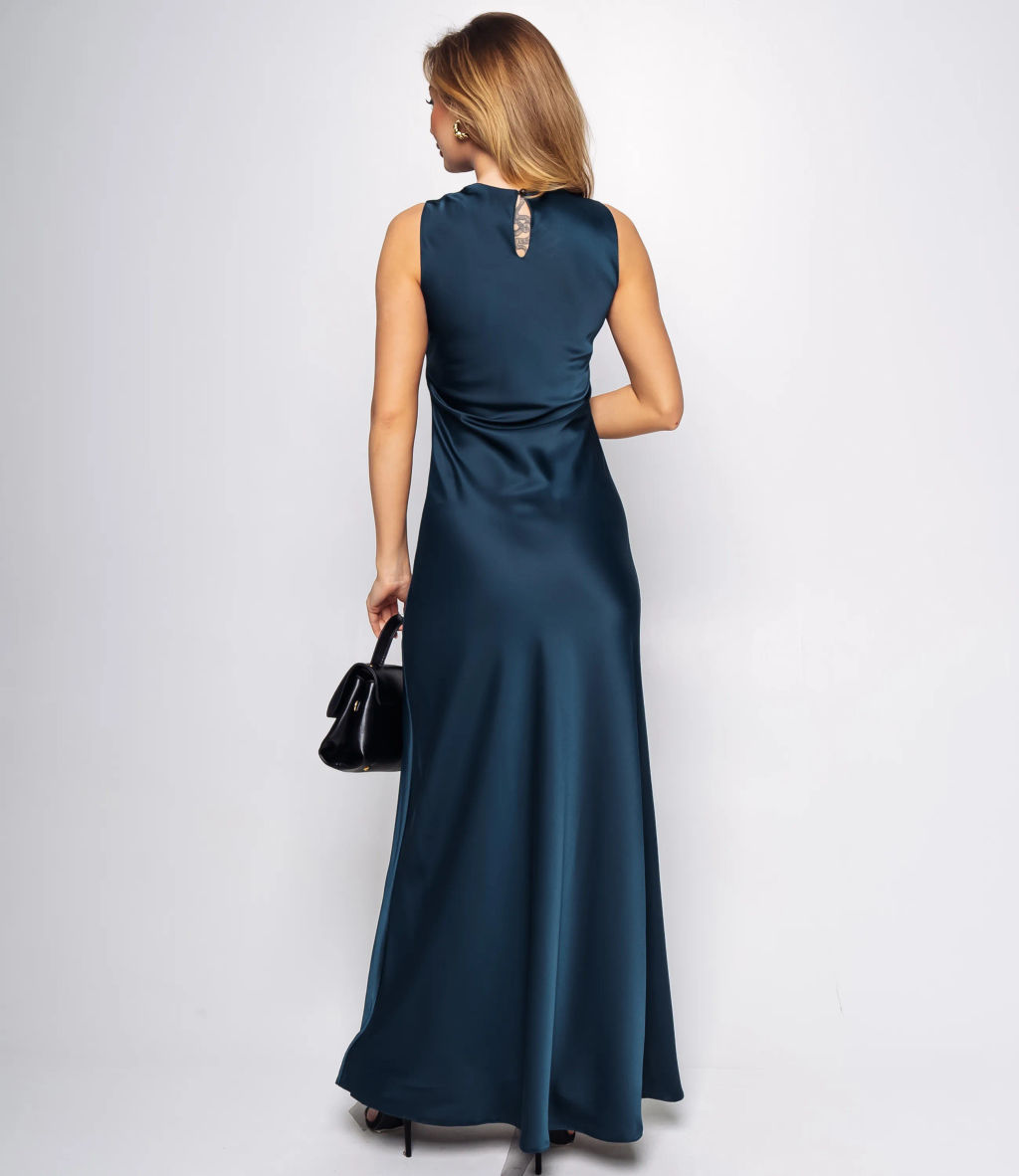 Платье #ОКТ095014, морская волна - Dommod фото 3