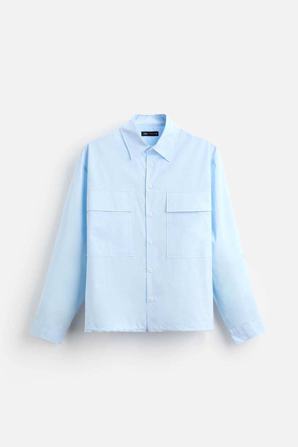 OVERSHIRT WITH POCKETS - Zara фото 6