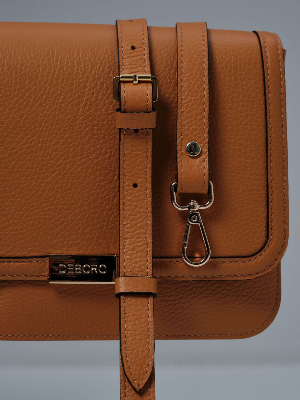 Сумка через плечо Deboro 30532 оранжевый карандаш