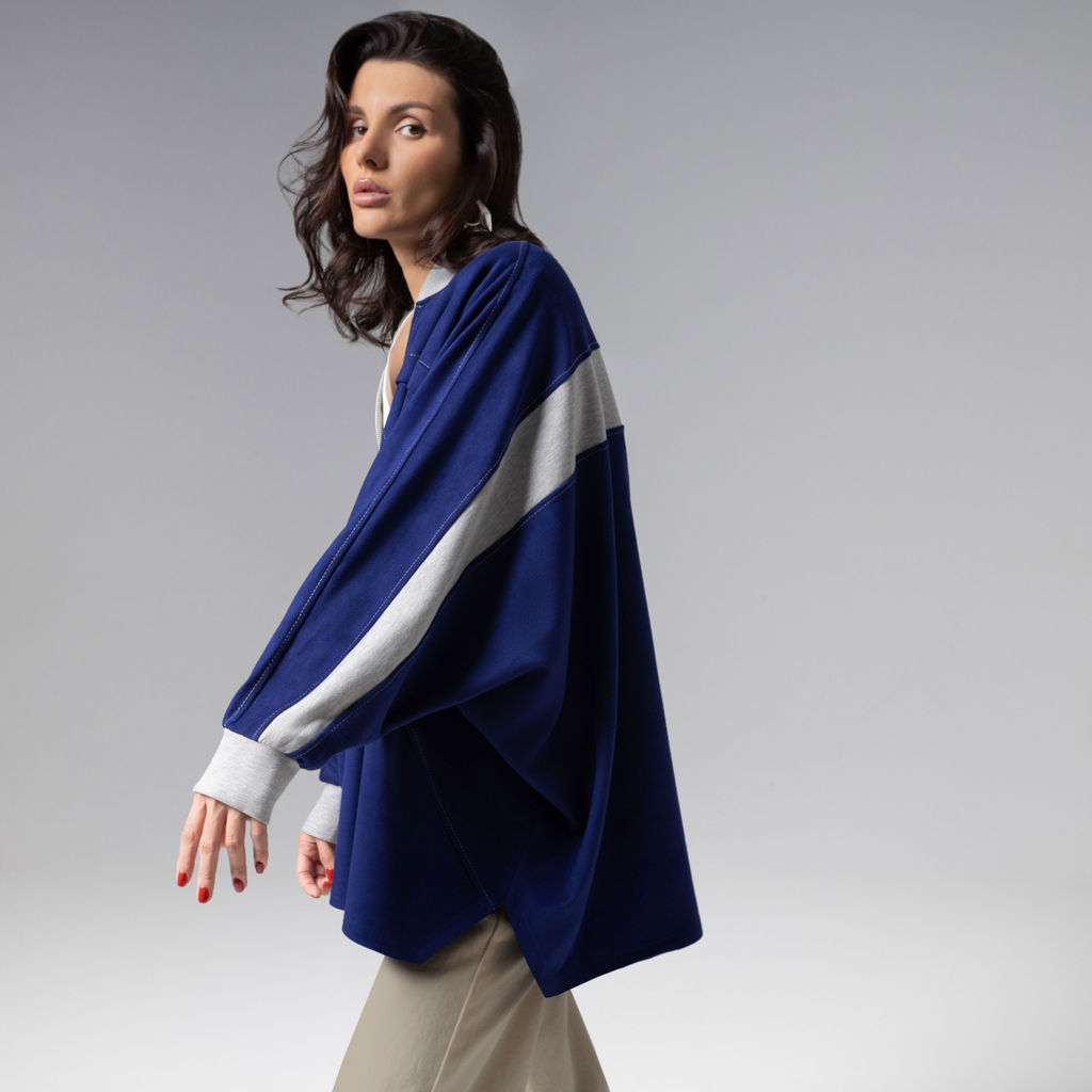 Бомбер объемного кроя с карманами, Стильное вложение (oversize, L-XL) - Charutti фото 6