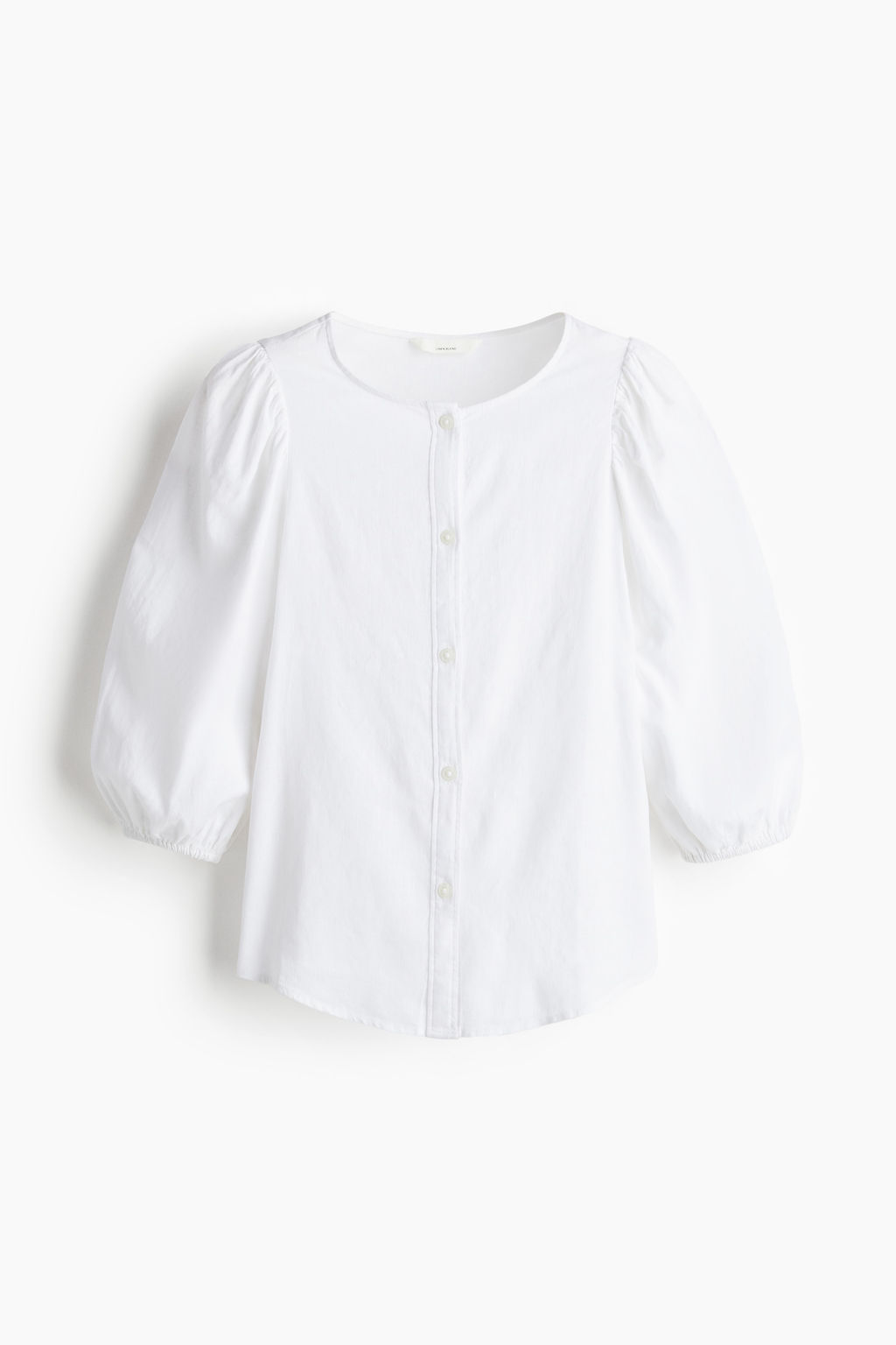 Blusa en mezcla de lino - H&m фото 11
