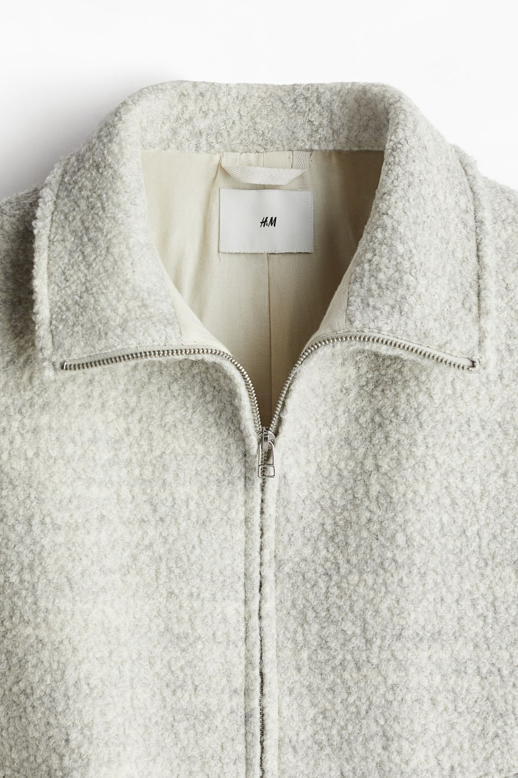 Chaqueta boucle de mezcla de lana Regular Fit - H&m фото 6